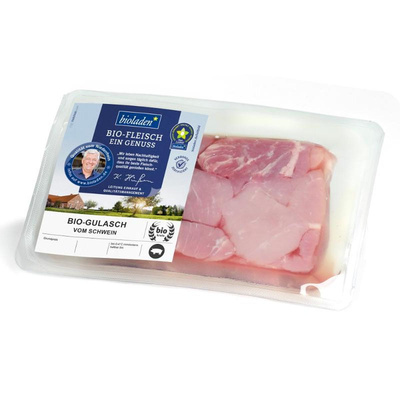 Produktfoto zu Gulasch vom Schwein ca. 400g bioladen