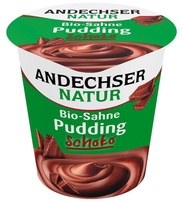 Produktfoto zu VPE Sahnepudding Schoko 10x150g Andechser