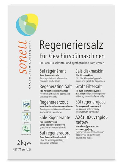 Produktfoto zu Regeneriersalz für die Spülmaschine 2kg Sonett