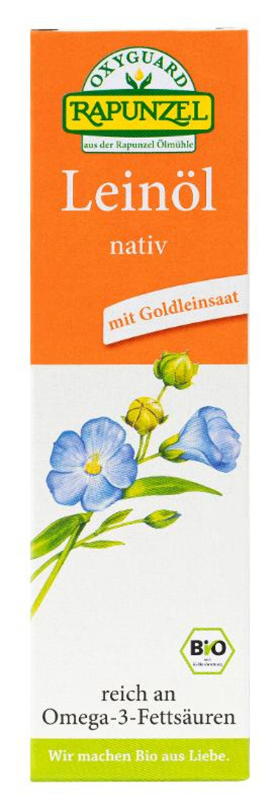 Produktfoto zu Leinöl nativ 100ml Rapunzel