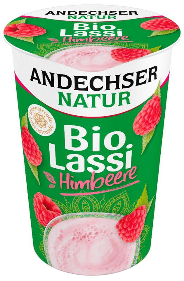 Produktfoto zu Lassi Himbeere 3,5% Andechser Natur