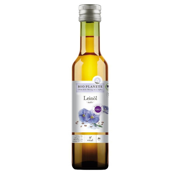 Produktfoto zu Leinöl nativ 250ml Bio Planete