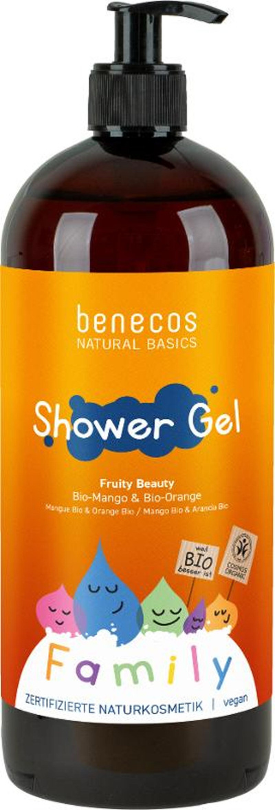 Produktfoto zu Duschgel Family Fruity Beauty Mango Orange 950 ml benecos