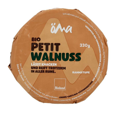 Produktfoto zu Le Petit Brie Walnuss 330g ÖMA