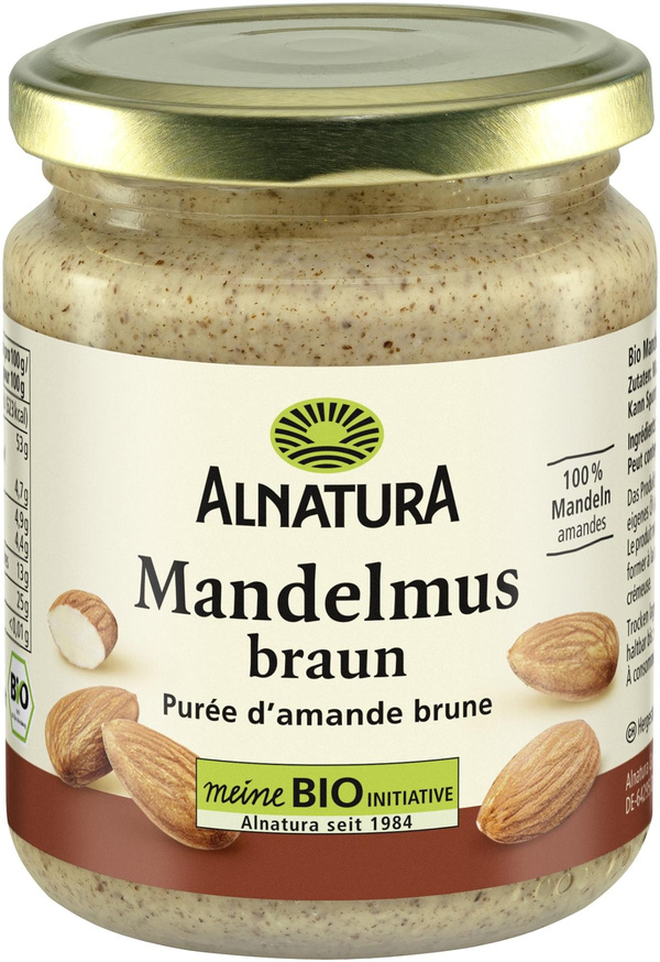 Produktfoto zu Mandelmus braun 250g Alnatura