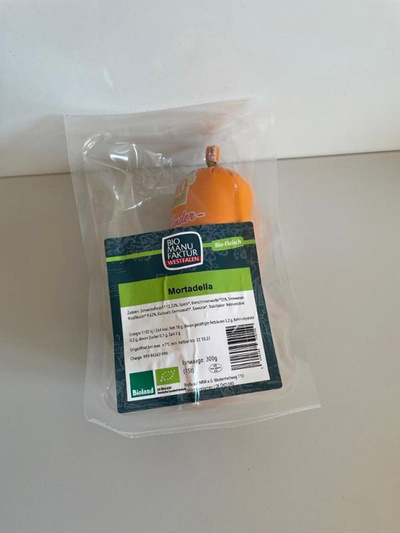 Produktfoto zu Mortadella 300g Bio Manufaktur Westfalen