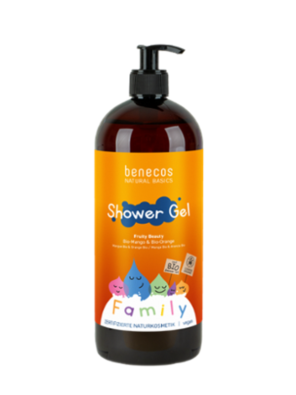 Produktfoto zu Duschgel Family Fruity Beauty Mango Orange 950 ml benecos