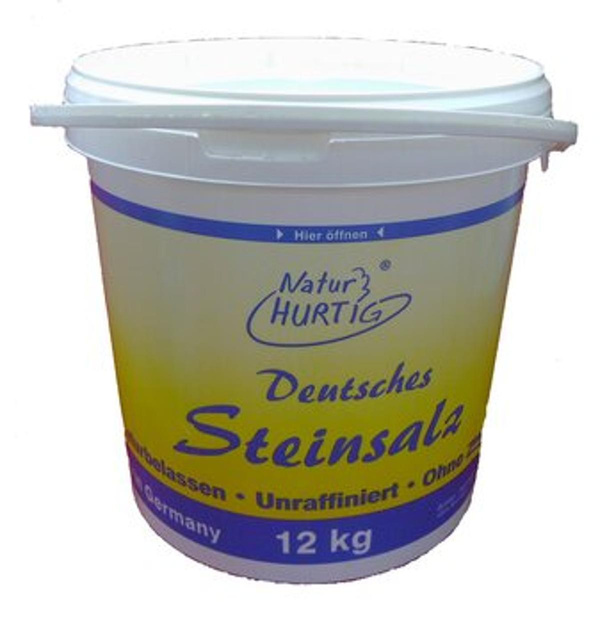 Produktfoto zu Deutsches Steinsalz fein 12kg Natur Hurtig