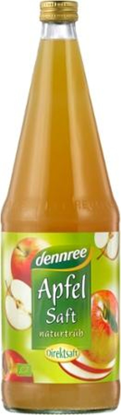 Produktfoto zu Apfelsaft naturtrüb 1l dennree