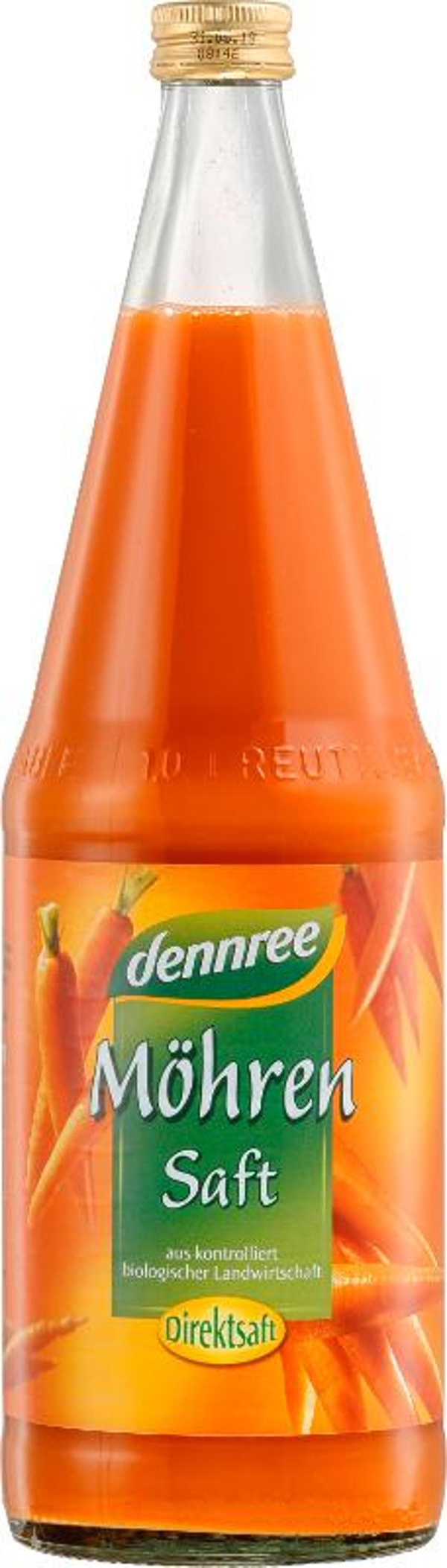 Produktfoto zu VPE Möhrensaft 6x1 l dennree