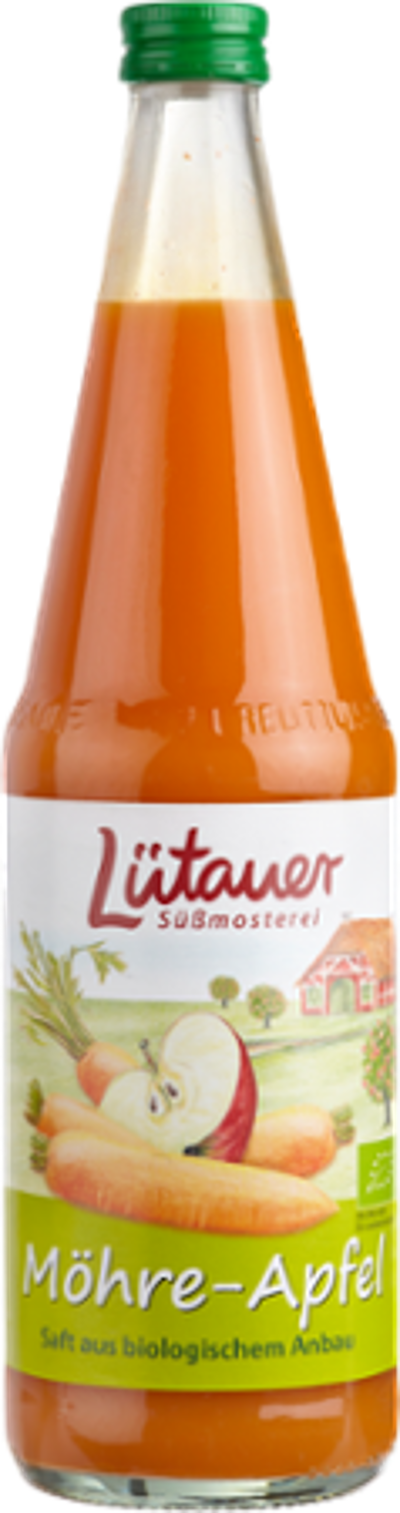 Produktfoto zu VPE Möhre Apfelsaft 6x0,7l Lütauer