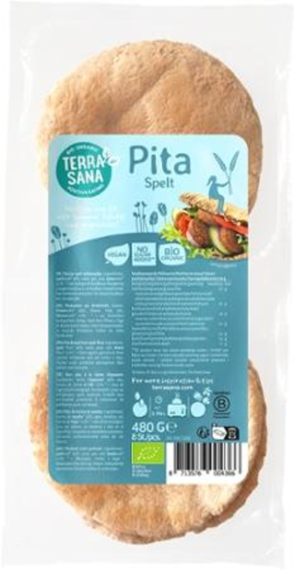 Produktfoto zu Dinkel Pita Taschen 2x4 Stück TerraSana