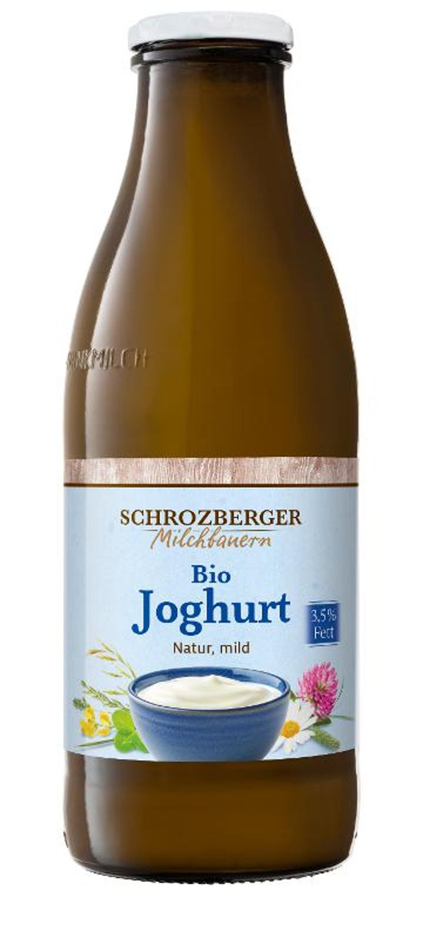Produktfoto zu Joghurt Natur mild 3,5% 1l Schrozberger Milchbauern