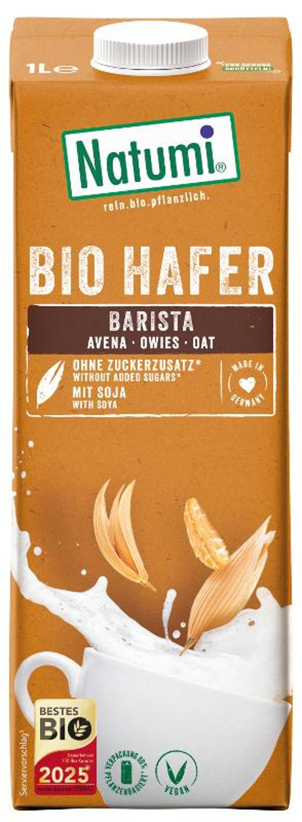 Produktfoto zu VPE Haferdrink Barista 8x1l Natumi