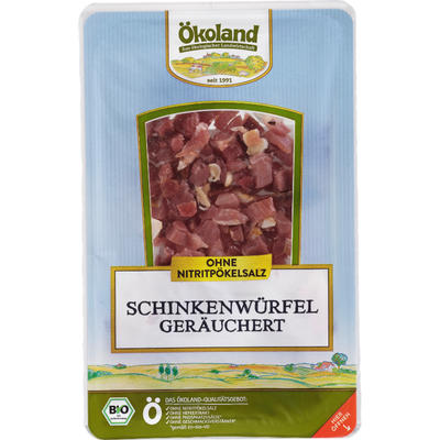 Produktfoto zu Schinkenwürfel 80g Ökoland