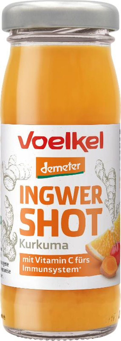 Produktfoto zu VPE Shot Ingwer & Kurkuma 8x95 ml Voelkel