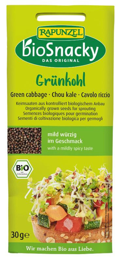 Produktfoto zu Keimsaat Grünkohl 30g bioSnacky Rapunzel