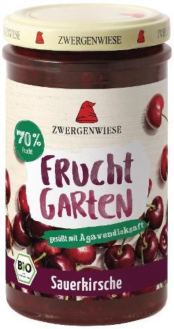 Produktfoto zu VPE Fruchtgarten Fruchtaufstrich 70% Sauerkirsche 6x225g  Zwergenwiese