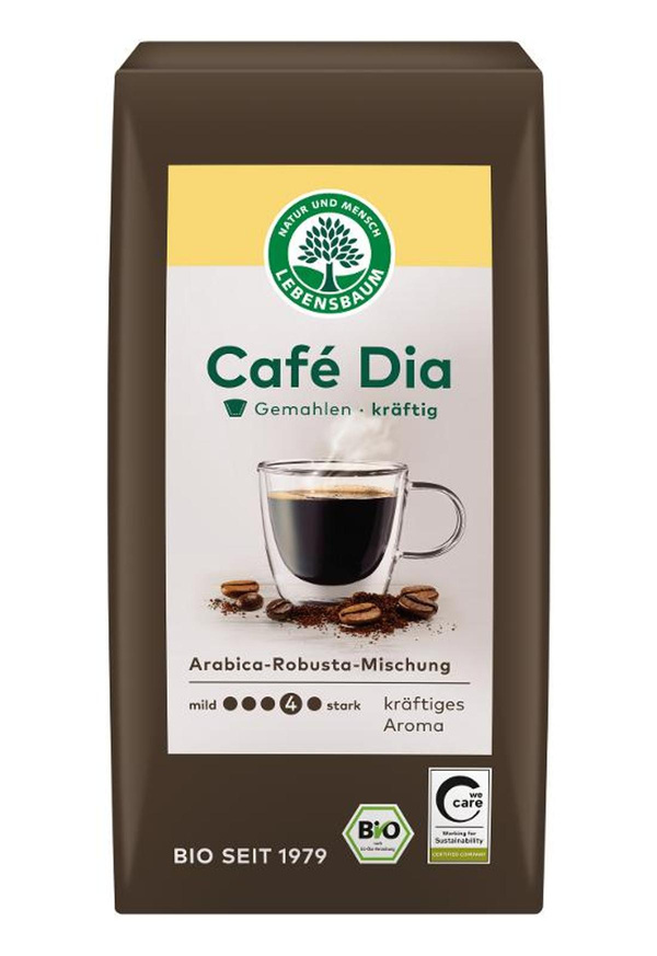 Produktfoto zu VPE Café dia 12x500g gemahlen Lebensbaum