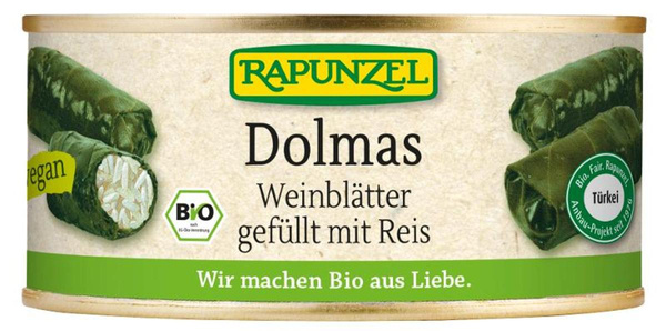 Produktfoto zu Dolmas Weinblätter gefüllt mit Reis 280g Rapunzel