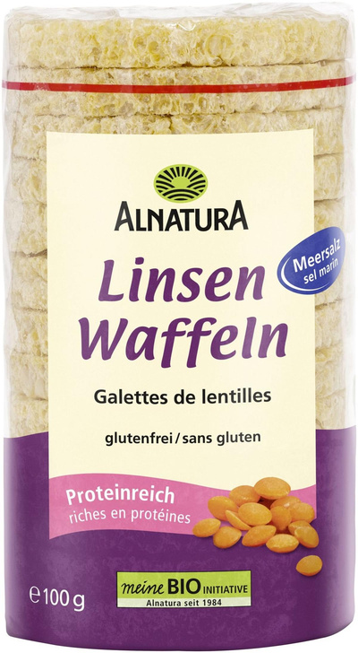 Produktfoto zu Linsenwaffeln 100g Alnatura