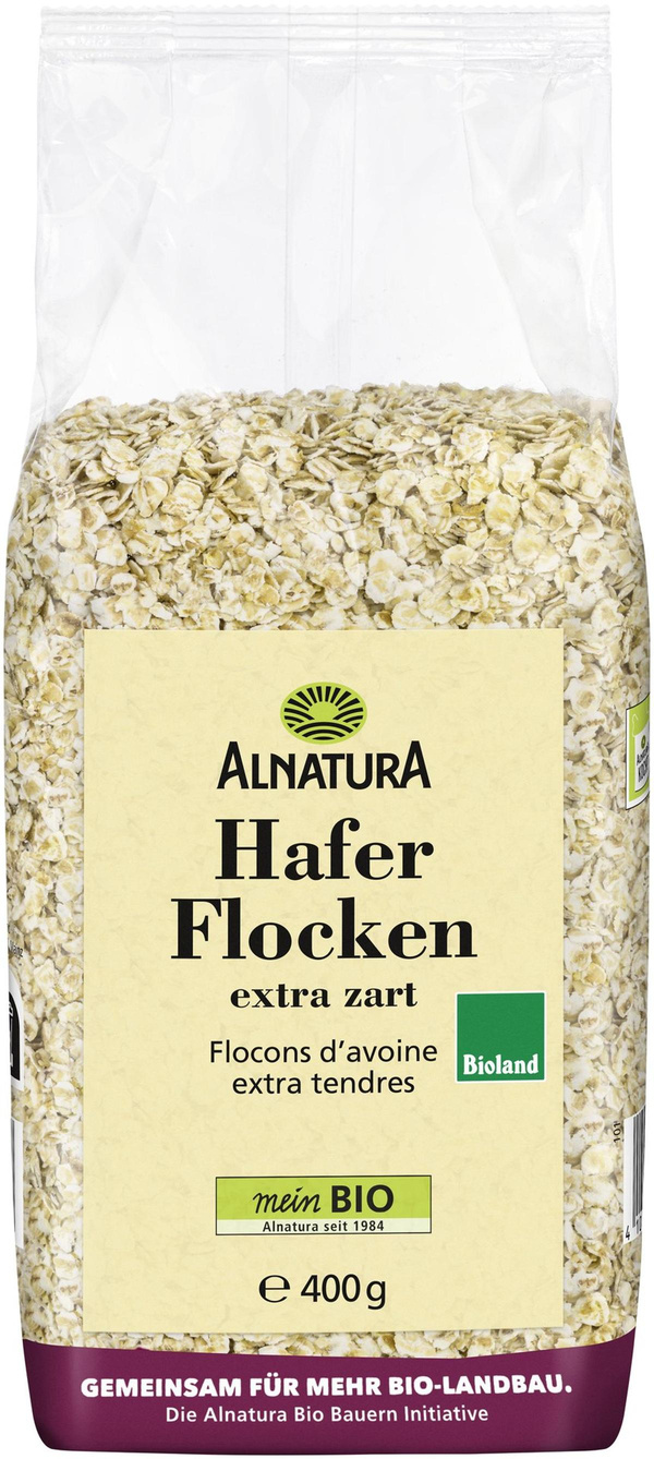 Produktfoto zu Haferflocken extra zart 400g Alnatura