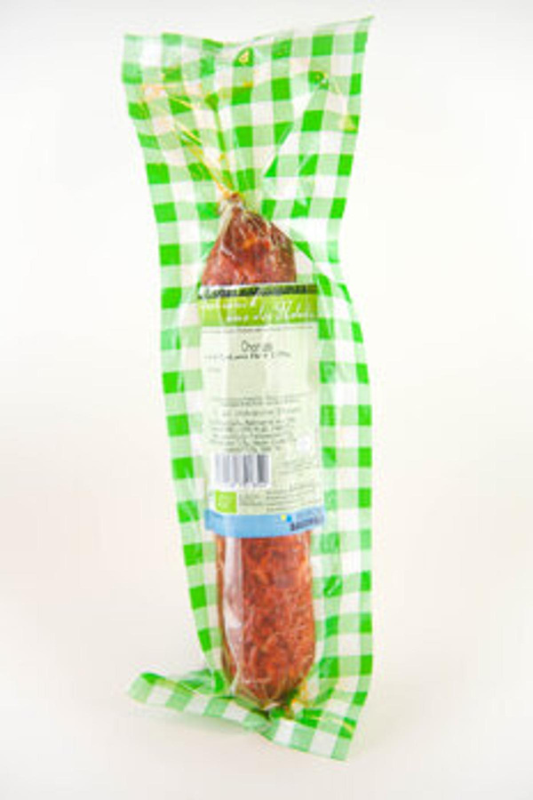 Produktfoto zu Chorizo Salami am Stück 170g Biohof Bakenhus