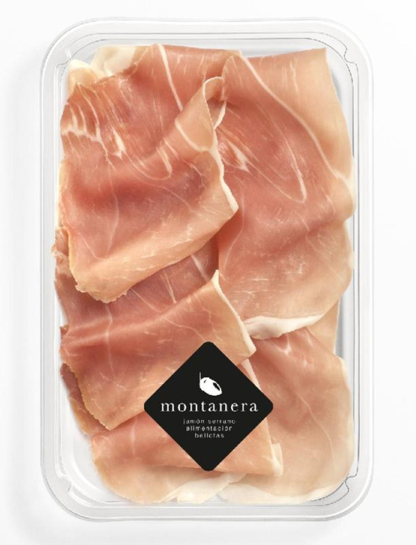 Produktfoto zu Jamon Serrano Belotta 70g 30 Monate gereift PrimaVera Pedrazzoli