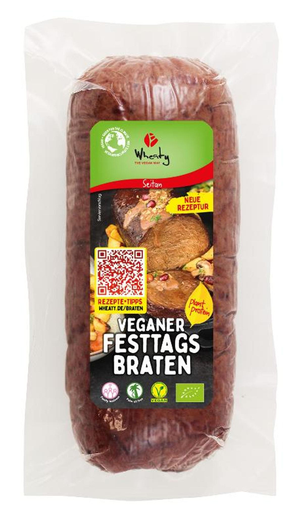 Produktfoto zu Veganer Festtagsbraten 750g Wheaty