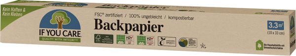 Produktfoto zu Backpapier 10lfm If you care
