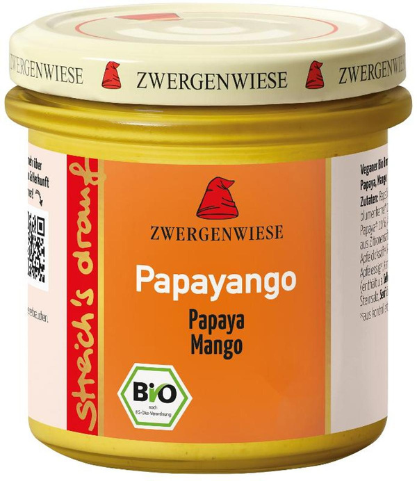 Produktfoto zu VPE Streich's drauf Papayango (Papaya-Mango) 6x135g Zwergenwiese