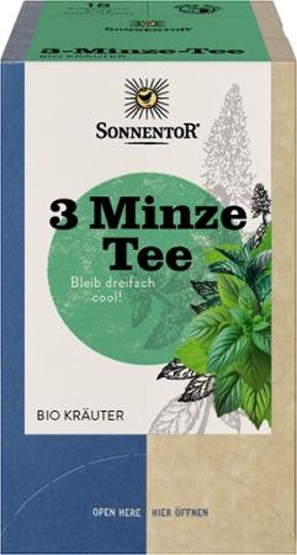 Produktfoto zu 3 Minze Tee 21,6g Sonnentor