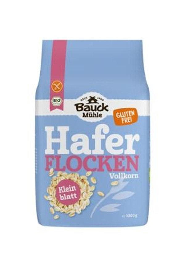 Produktfoto zu Haferflocken Kleinblatt 1kg Bauck Mühle