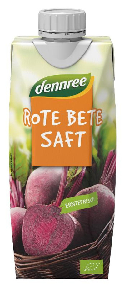 Produktfoto zu VPE Rote Bete Saft 12x0,5l dennree
