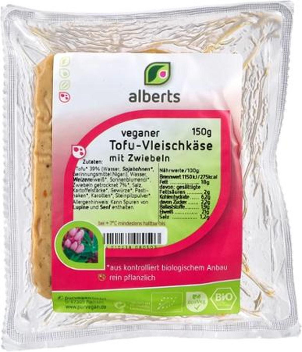 Produktfoto zu Vleischkäse Zwiebel 150g Alberts
