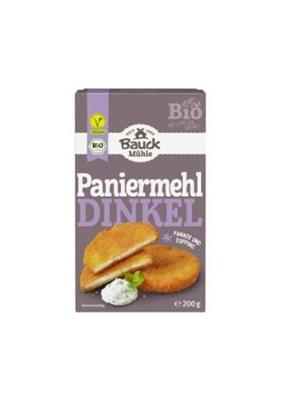 Produktfoto zu Paniermehl Dinkel hell 200g Bauck Mühle