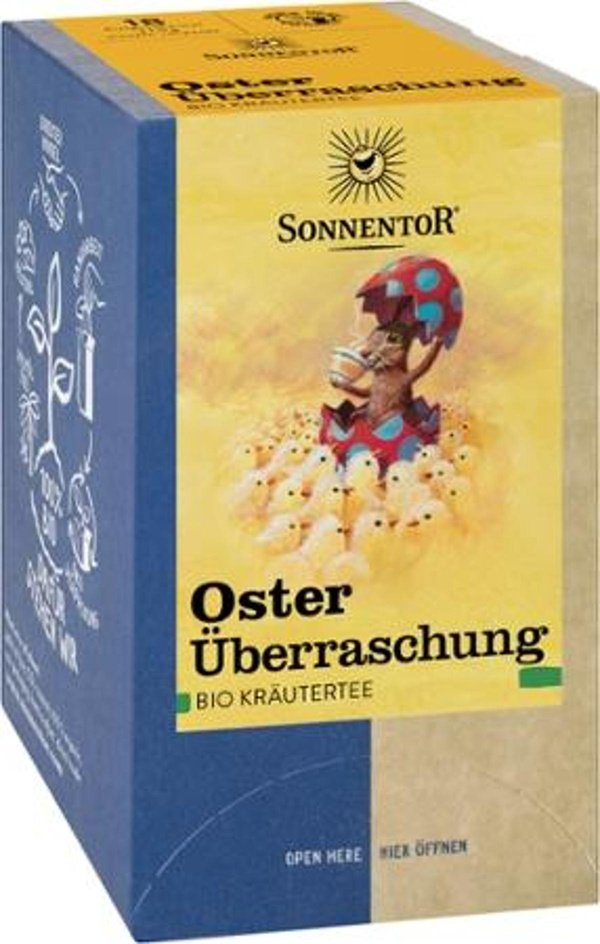 Produktfoto zu Osterüberraschung Kräuterteemischung 18 TB 27g Sonnentor