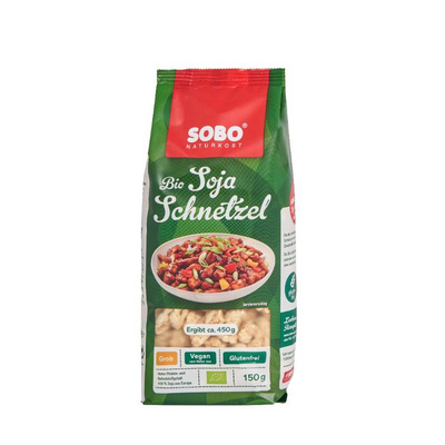 Produktfoto zu Soja-Schnetzel grob 150g SOBO