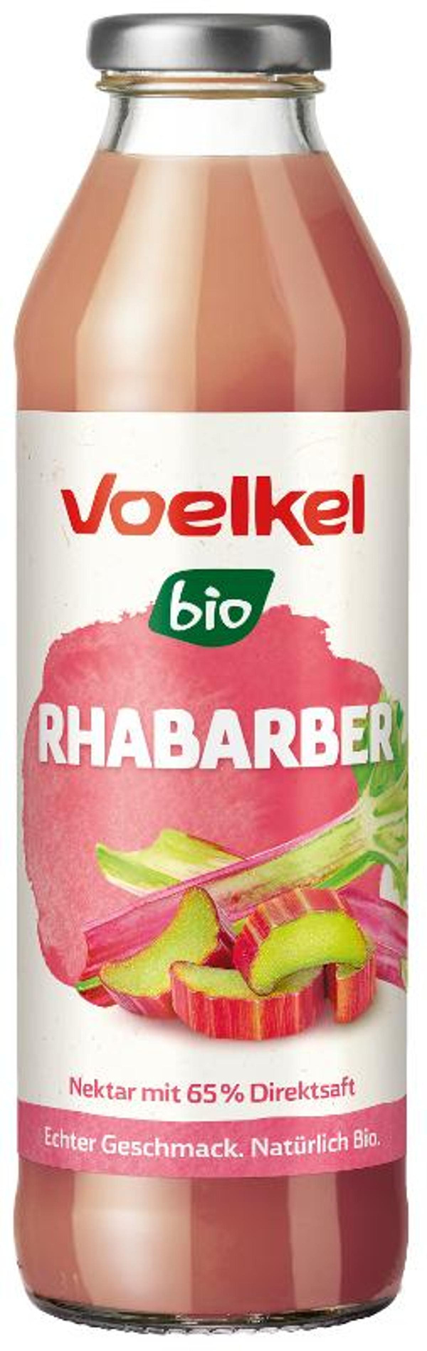 Produktfoto zu Rhabarber Nektar 0,5 l Voelkel