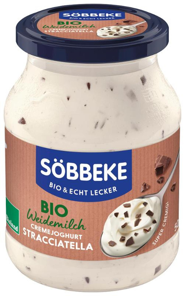 Produktfoto zu Cremejoghurt Stracciatella 500g 7,5% Söbbeke