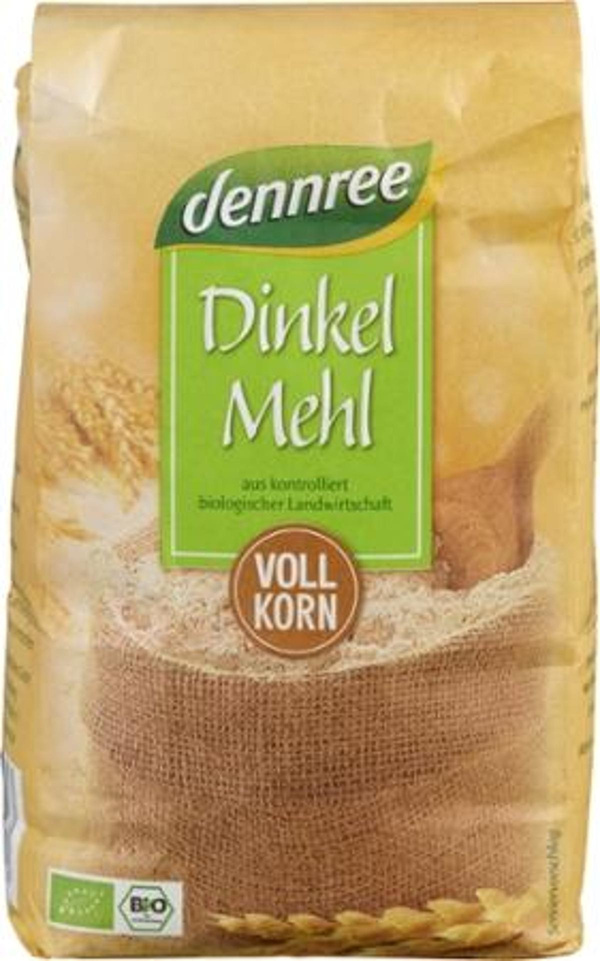 Produktfoto zu VPE Dinkelmehl Vollkorn 10x1kg Dennree
