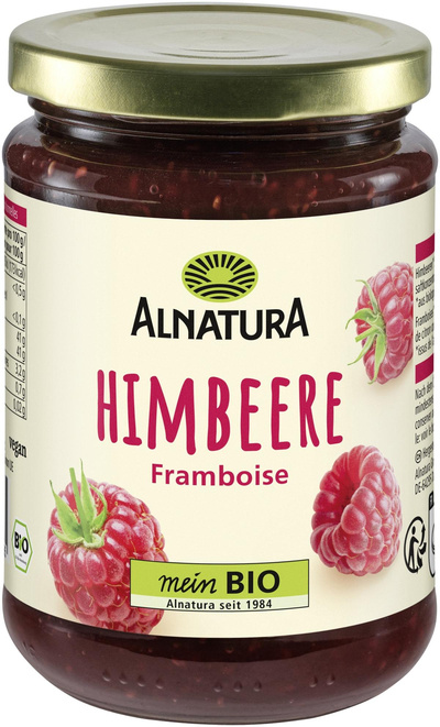 Produktfoto zu Fruchtaufstrich Himbeere 420g Alnatura