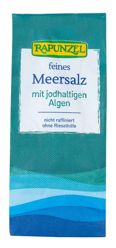 Produktfoto zu VPE Meersalz mit jodhaltigen Algen 8x500g Rapunzel