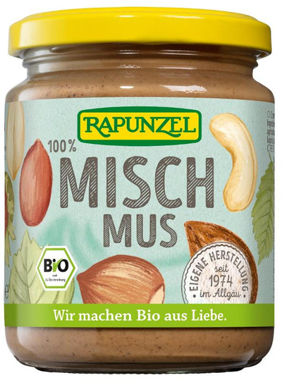 Produktfoto zu Mischmus 4 Nuts 250 g Rapunzel