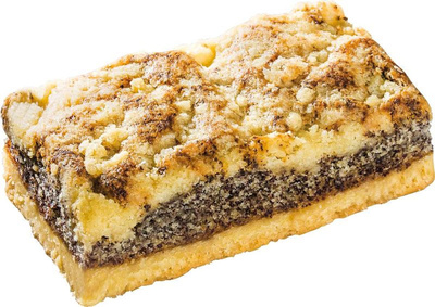 Produktfoto zu Mohn Kuchenschnitte 90g Rosengarten