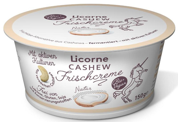 Produktfoto zu VPE Cashewfrischcreme Natur 6x150g Licorne