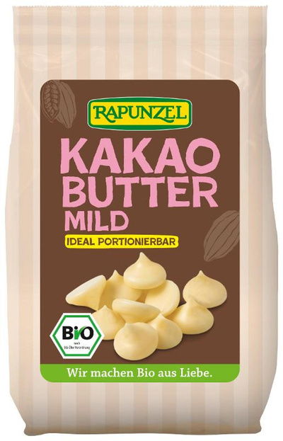 Produktfoto zu Kakaobutter mild 100g Rapunzel