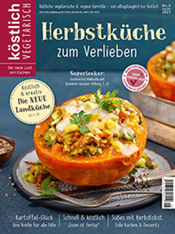 Produktfoto zu Köstlich vegetarisch September - Oktober 2025