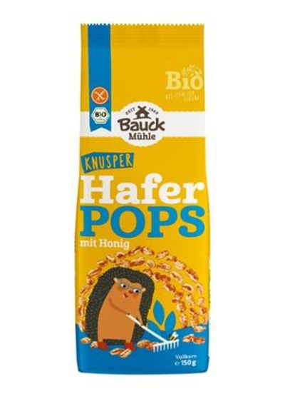 Produktfoto zu Haferpops glutenfrei 150g Bauck Mühle