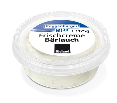 Produktfoto zu Frischcreme Bärlauch 125g Roggenburger